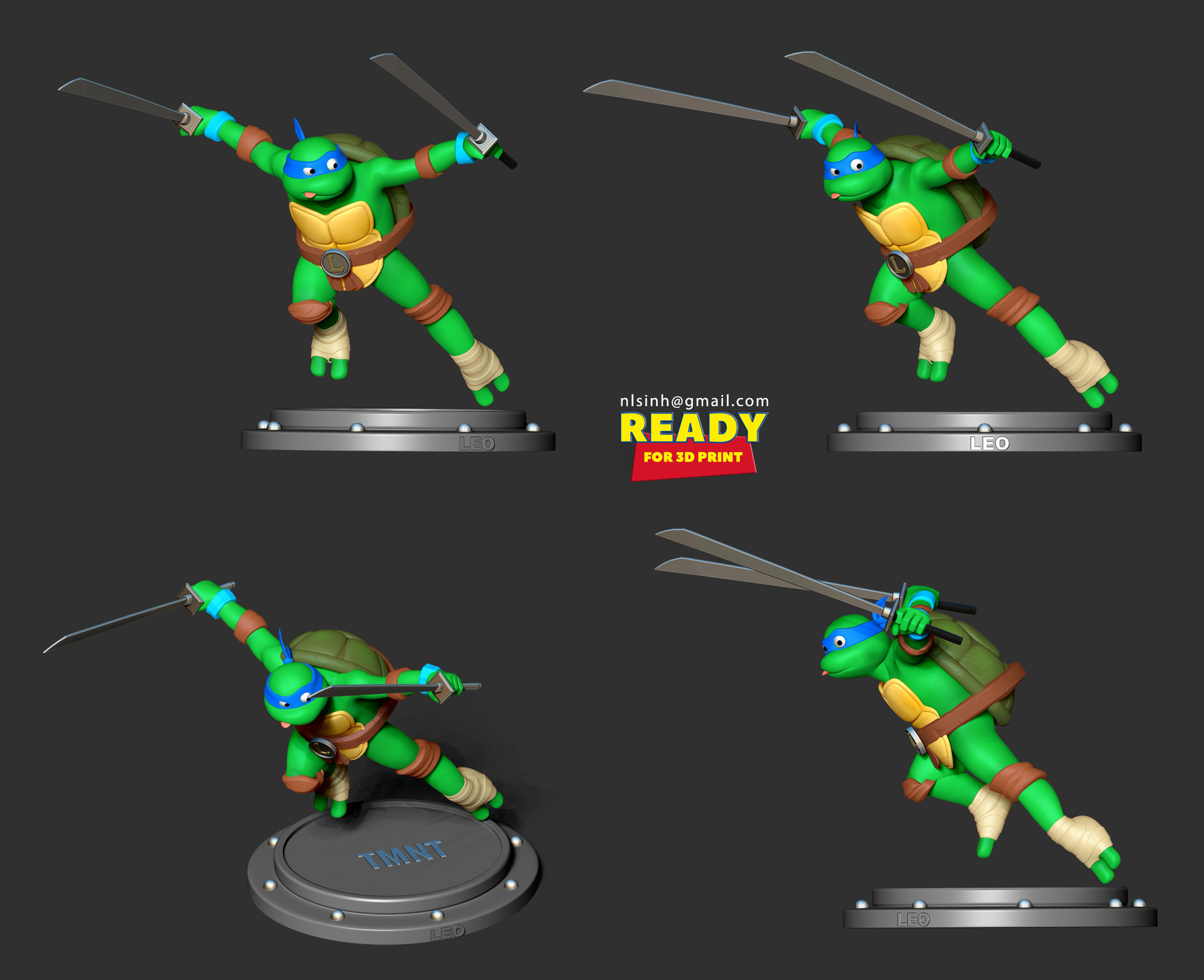 ArtStation Teenage Mutant Ninja Turtles Leo Fanart Resources