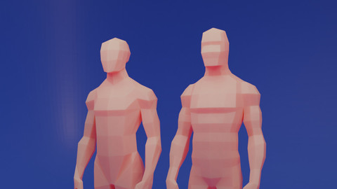 Low poly base meshes( royalty free )