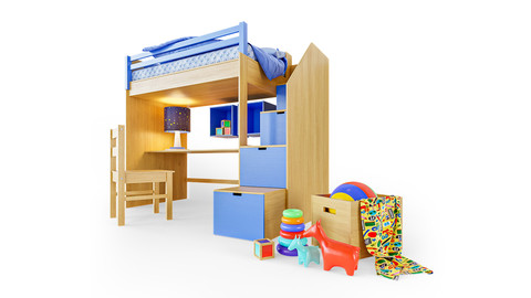 Childrens Bunk Bed