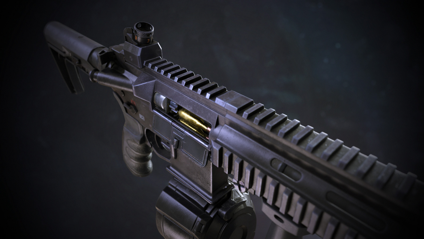 ArtStation - SBG Assault Rifle - Ultimate Edition | Game Assets