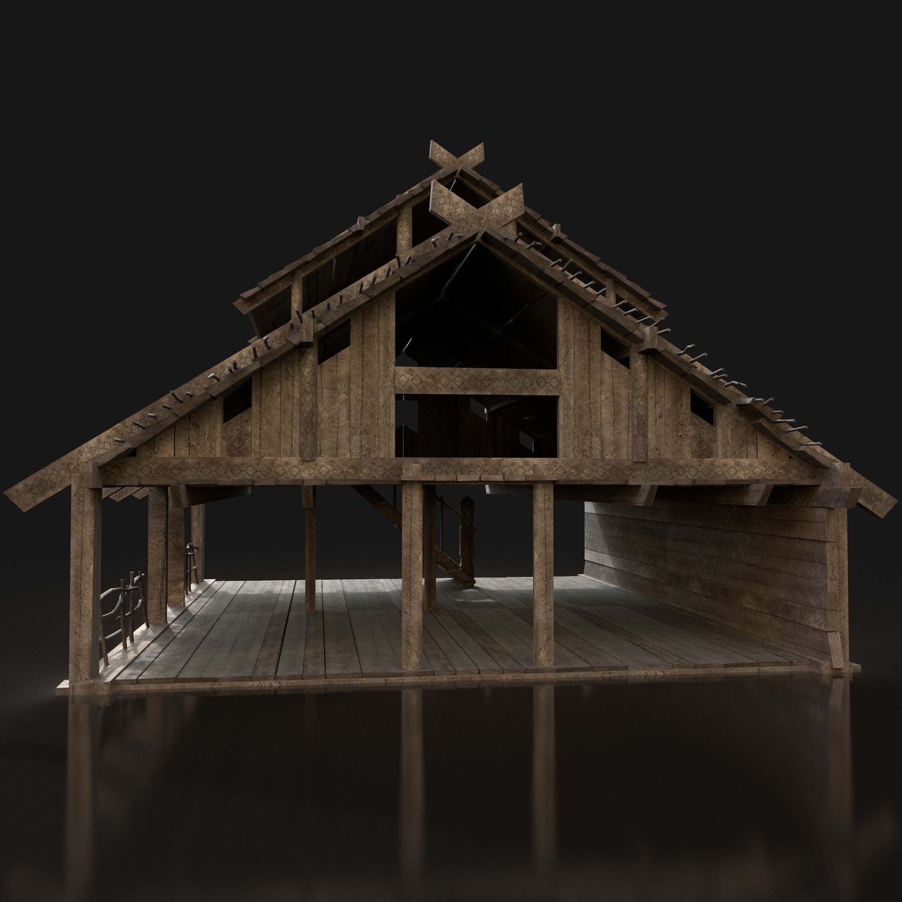 ArtStation Smithy Blacksmith Norseman Village Next Gen