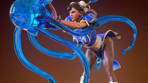 Chun Li 3D Printing Ready (Fan art)