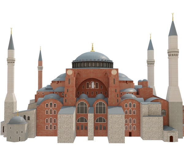 Artstation - Hagia Sophia 3d Model 