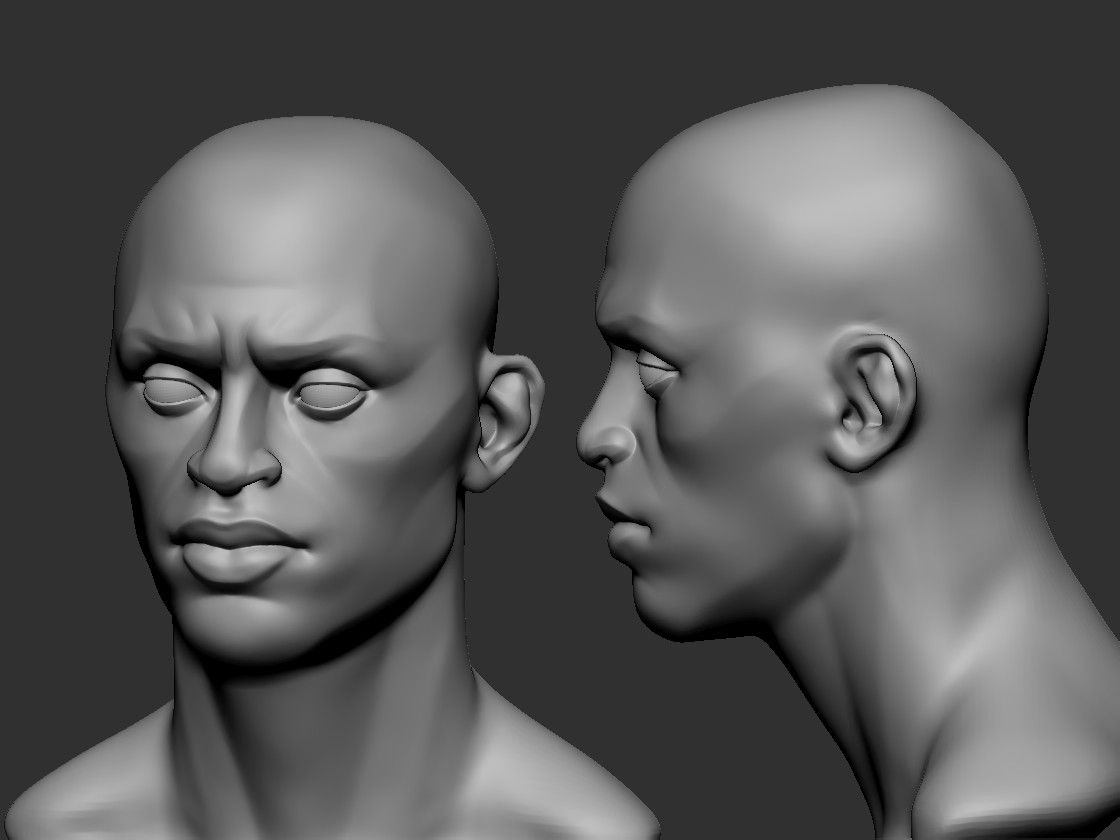 ArtStation - Stylized Face Sculpt tutorial