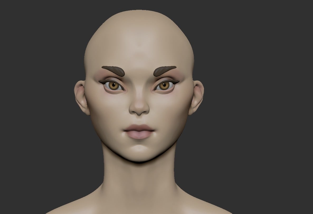 ArtStation - Stylized Head Female 1 | Resources