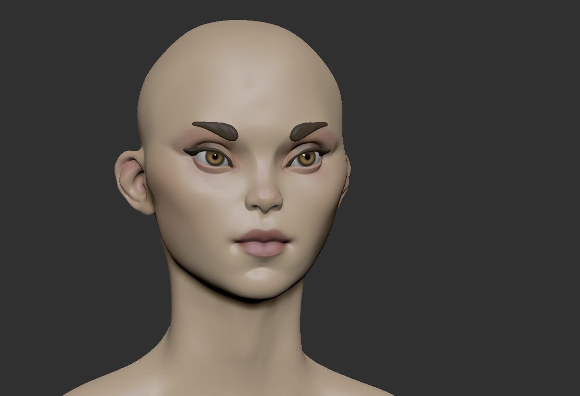 ArtStation - Stylized Head Female 1 | Resources