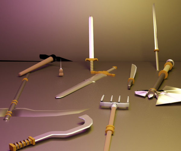 ArtStation - Melee Weapon Set | Resources