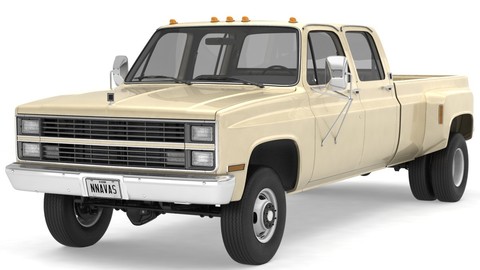 VINTAGE 4WD DUALLY PICKUP TRUCK 6