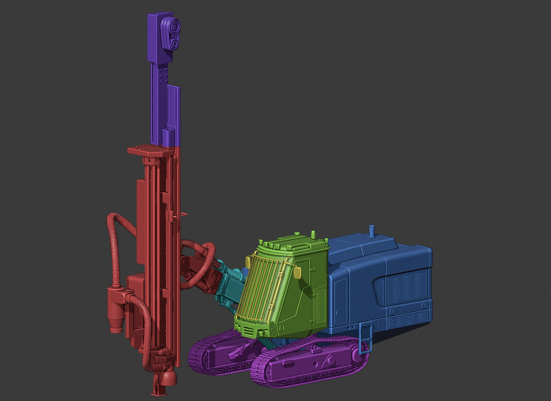 ArtStation Sandvik DP1500i 3D Print Ready Toy (includes CGI version