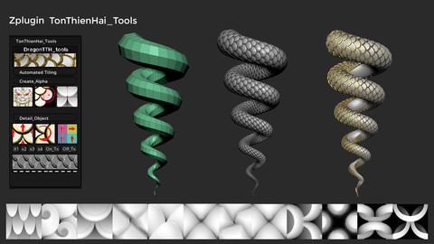 Ton Thien Hai tools plugin for Zbrush