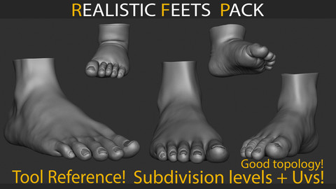 Realistic Feets Pack