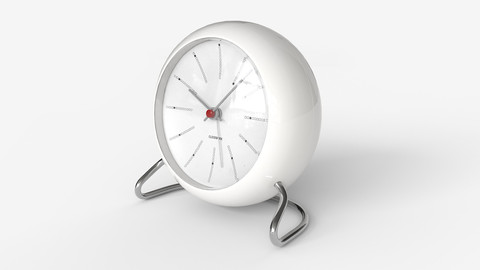 Low-poly PBR Table Clock set - 001