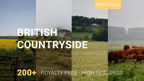 BRITISH COUNTRYSIDE - 200+ Photo Reference Pack
