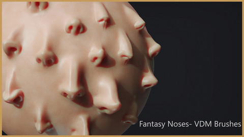 Zbrush - 18 Fantasy Noses - VDM Brushes