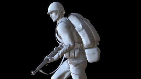 US Soldier WW2 printable