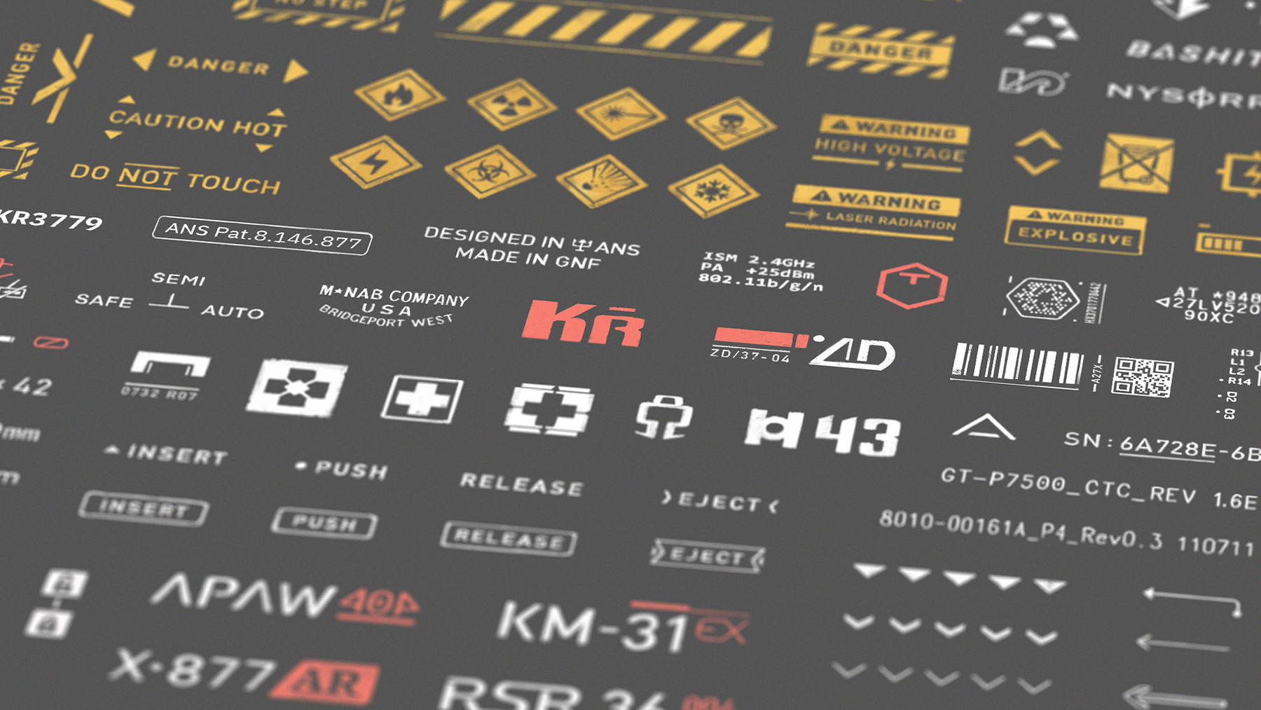 ArtStation Handdrawn Decals Vol. 1 Game Assets