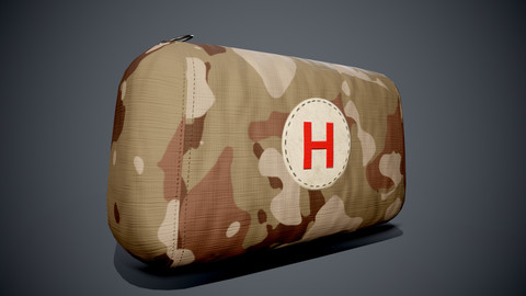 First Aid Kit - Game- PBR Low-poly