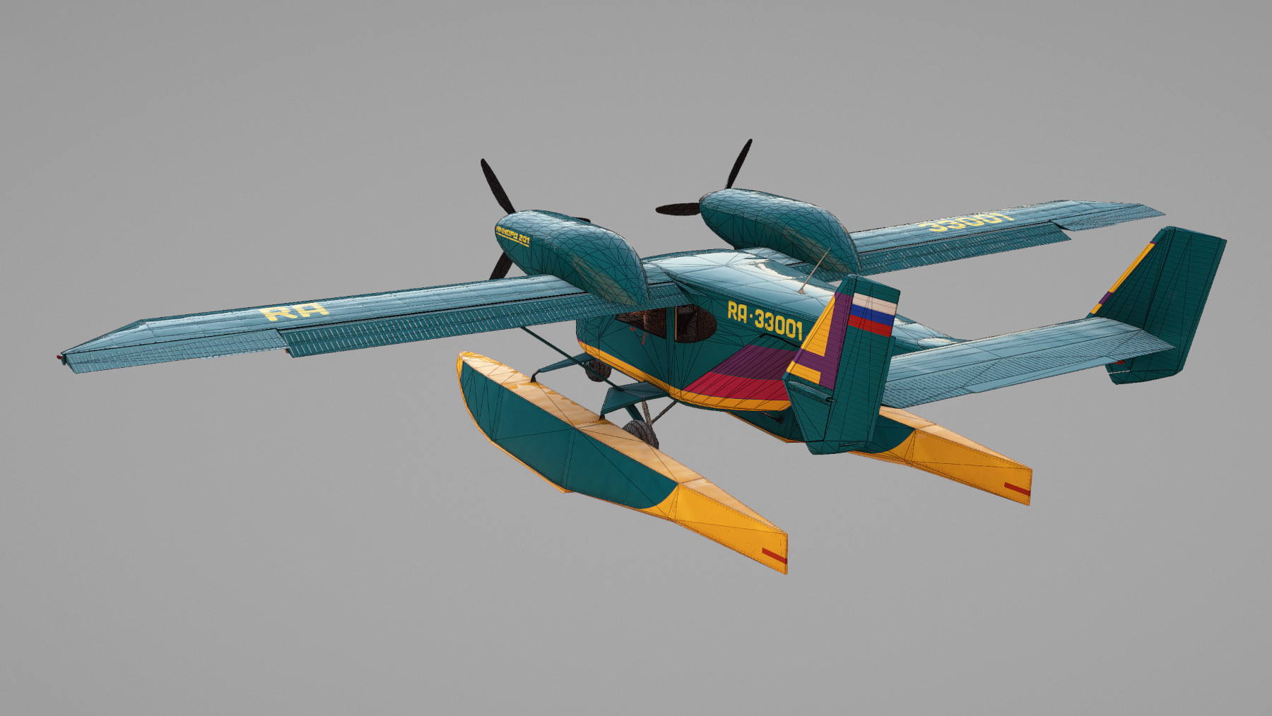 ArtStation - Accord-201 Floatsplane with four liveries 3D Model ...