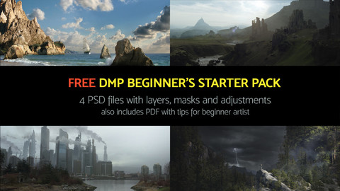 Free DMP beginners's starter pack (4 PSD files)