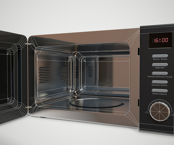 ArtStation Microwave Oven Game Assets