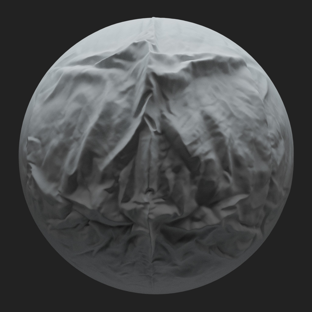 ArtStation 10 Scanned Cloth Alphas 02 Realistic Detailed Wrinkles