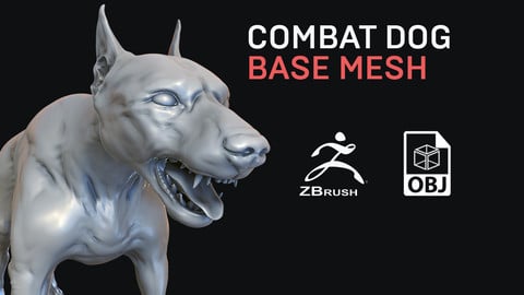 Combat Dog - Base Mesh