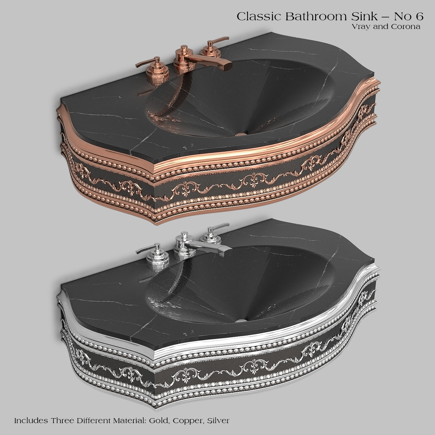 ArtStation - Classic Wash Basin _ No 6 | Resources