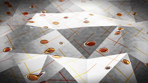 4k Abstract Wallpaper - Orange Line Diamonds