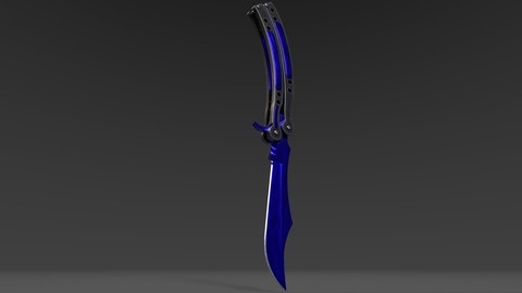 Butterfly Knife Sapphire