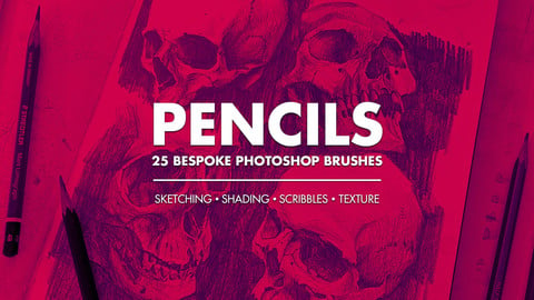 Pencil Brush Set for Photoshop