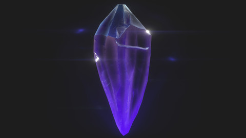 Glowing Crystal Material