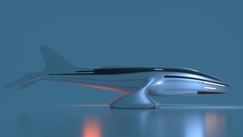 Futuristic Drone D 1