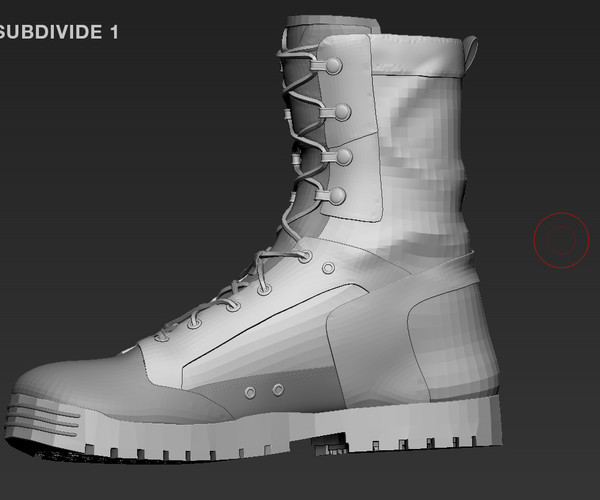 ArtStation - Military Boot | Game Assets