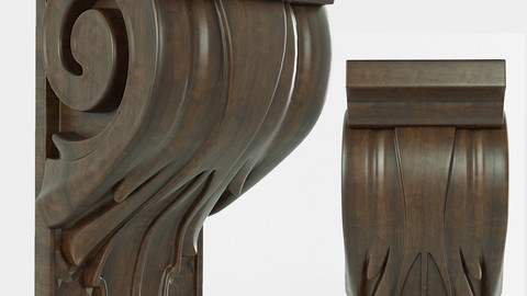deco, console, corbel