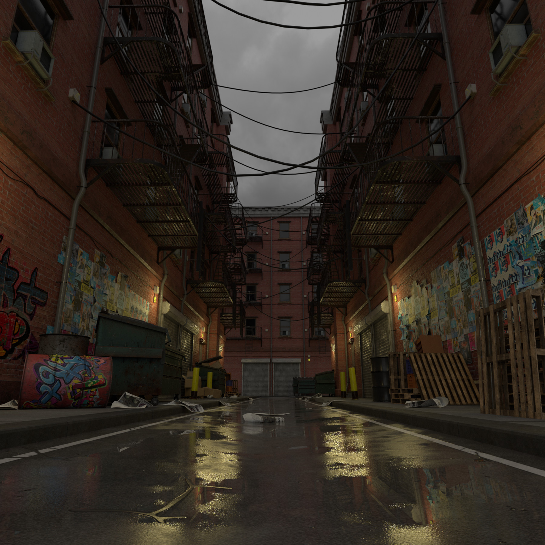 Alley Background Pack