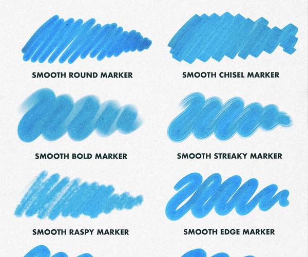 ArtStation MARKER BRUSHES FOR PROCREATE 5 Brushes