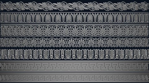 14 Classic Greek Trim Patterns