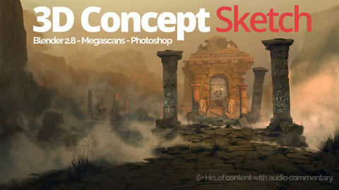 Blender for Concept Art - Full workflow tutorial from Blender to Photoshop.
