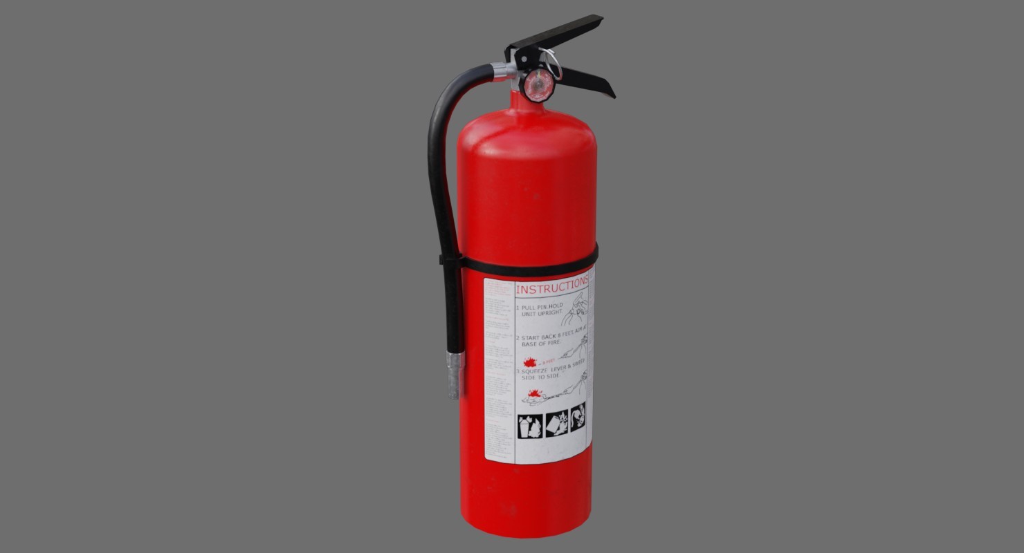 Artstation - Fire Extinguisher 1a 