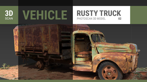 Rusty Truck 01 3D SCAN