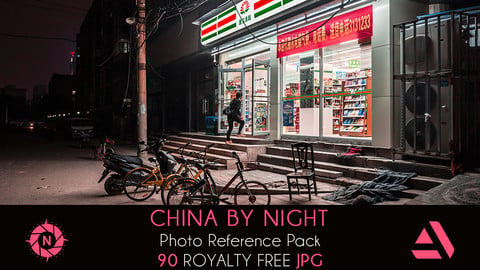 Photo Reference Pack- China by night