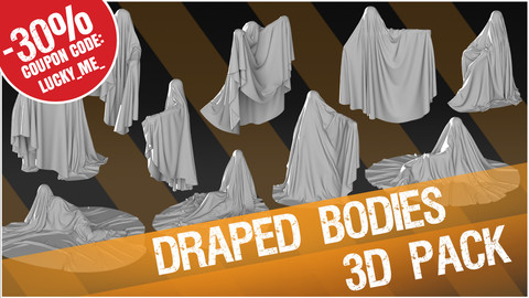 3D Pack: Draped Bodies (Cloth)