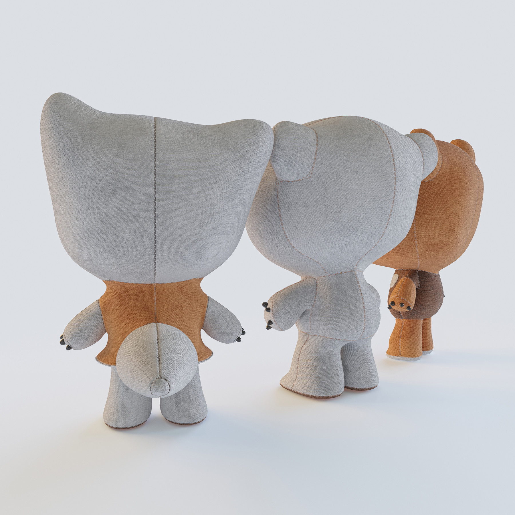 ArtStation Plush Toys Wiki MiMi Bears 3D model 3D model Resources