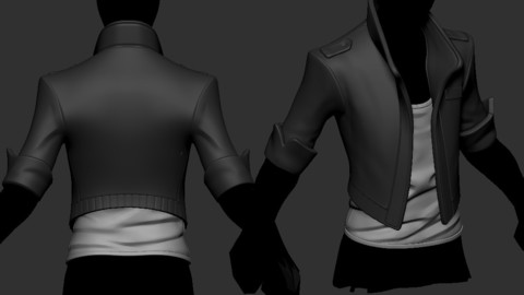 Stylized male Jaket