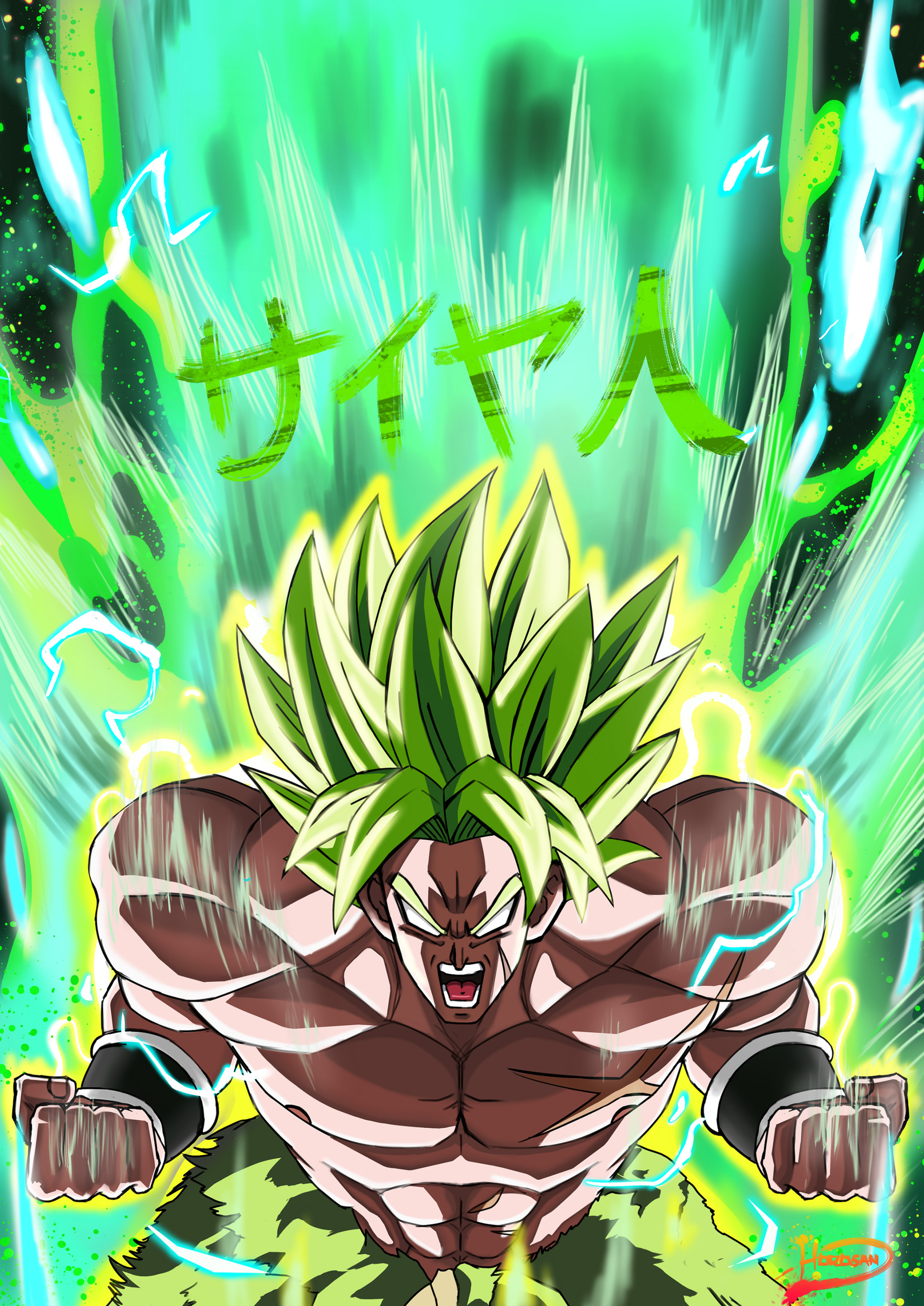 ArtStation - Broly - Anime - Dragon Ball Super!