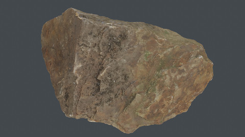 Photoscan_Stone_0016_only HighPoly Mesh(16K Textures)