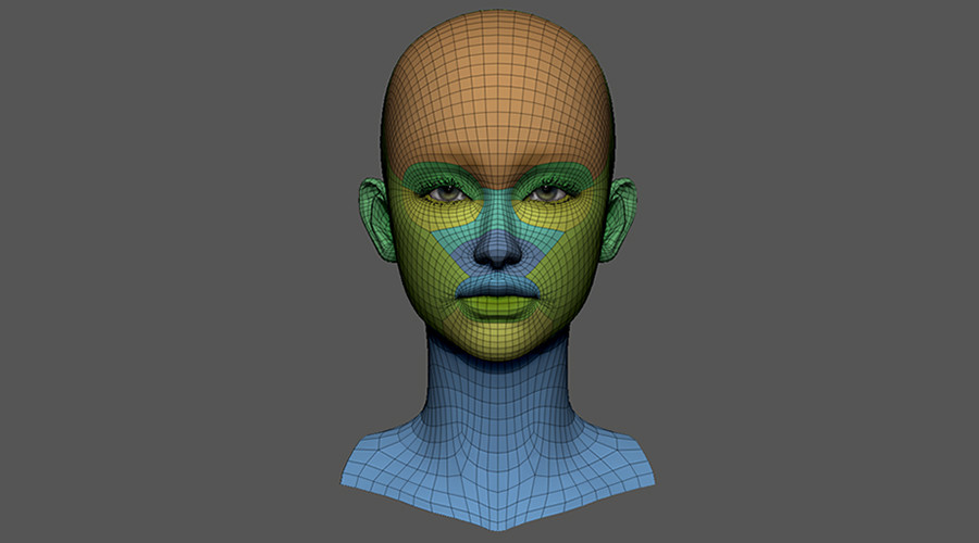 find flat face zbrush