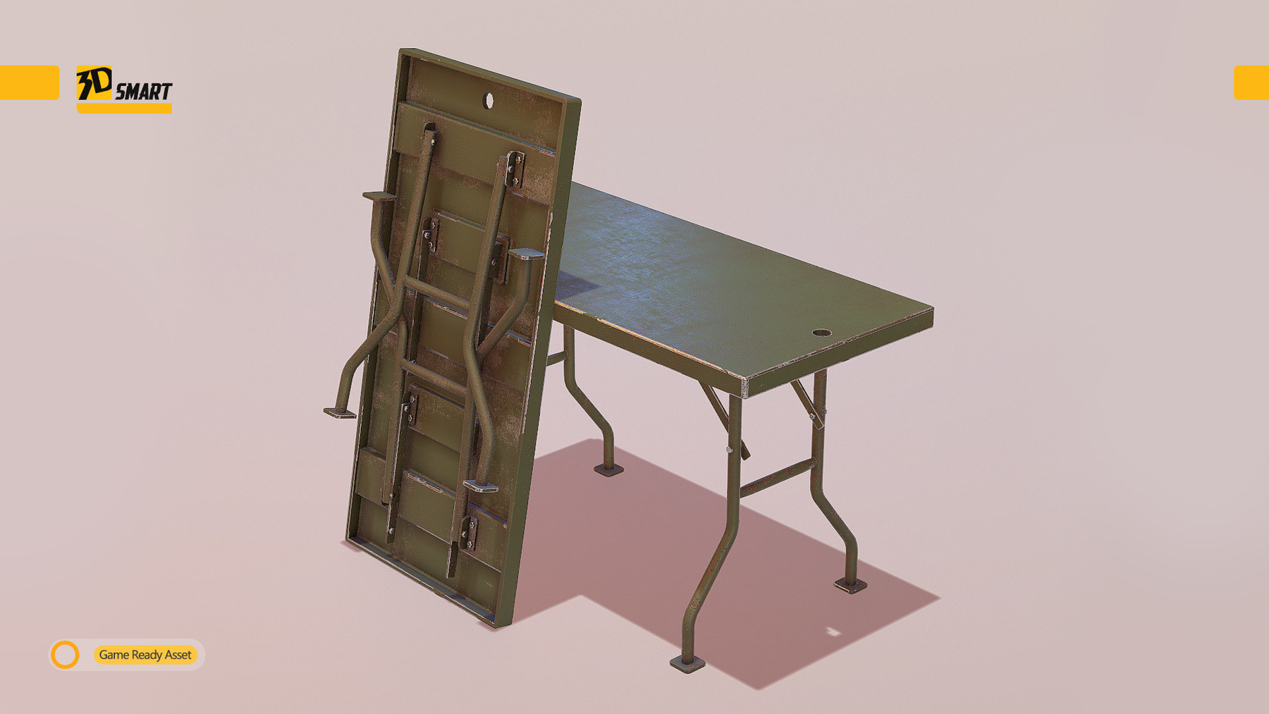 ArtStation - LowPoly Military Table | Game Assets