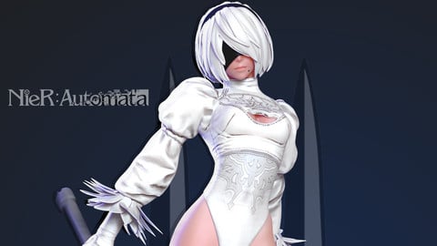 2B Nier - Automata (White version)