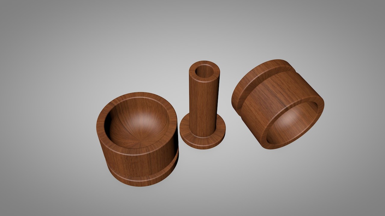 ArtStation wooden salt shaker Game Assets